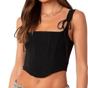 Edikted Genevieve Woven Stretch Corset